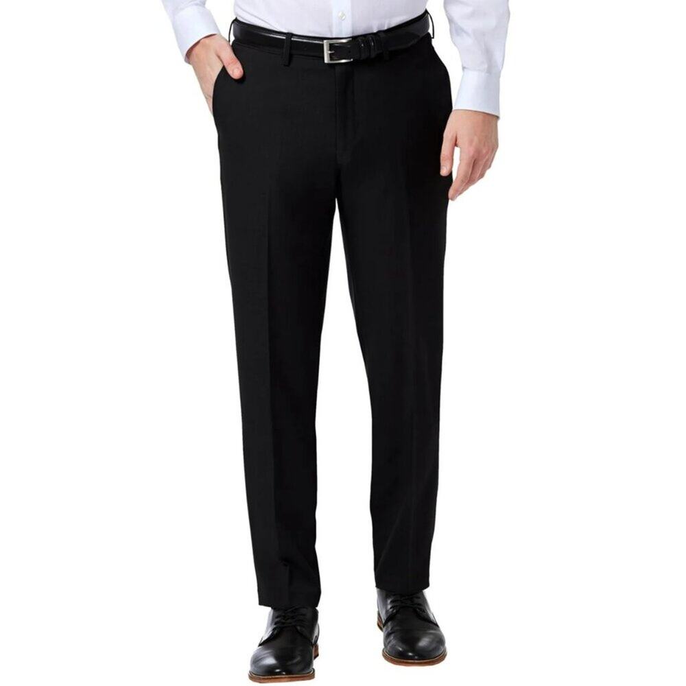 Haggar Men's Wrinkle Free Slim Fit Dress Pant 34x32